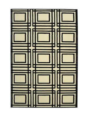 Monochrome Labyrinth Rug | Home | George at ASDA