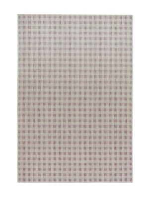 Homemaker Gingham Indoor & Outdoor Rug Pink Home at ASDA