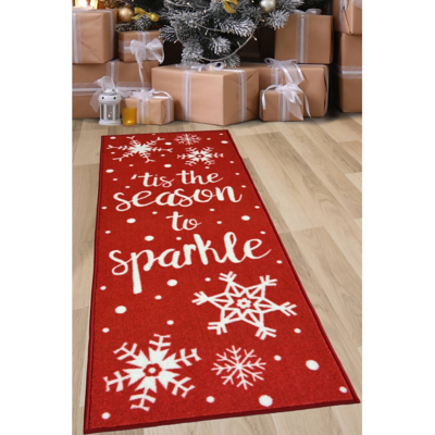 Homemaker Deco Season Spark Red Runner 57x150, Red
