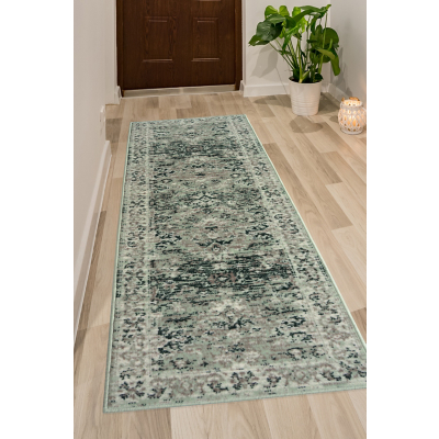 Homemaker Maestro New Traditional Sage 67X300 Rug, Green