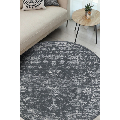 Homemaker Maestro New Traditional Charcoal 120X120 Rug, Grey
