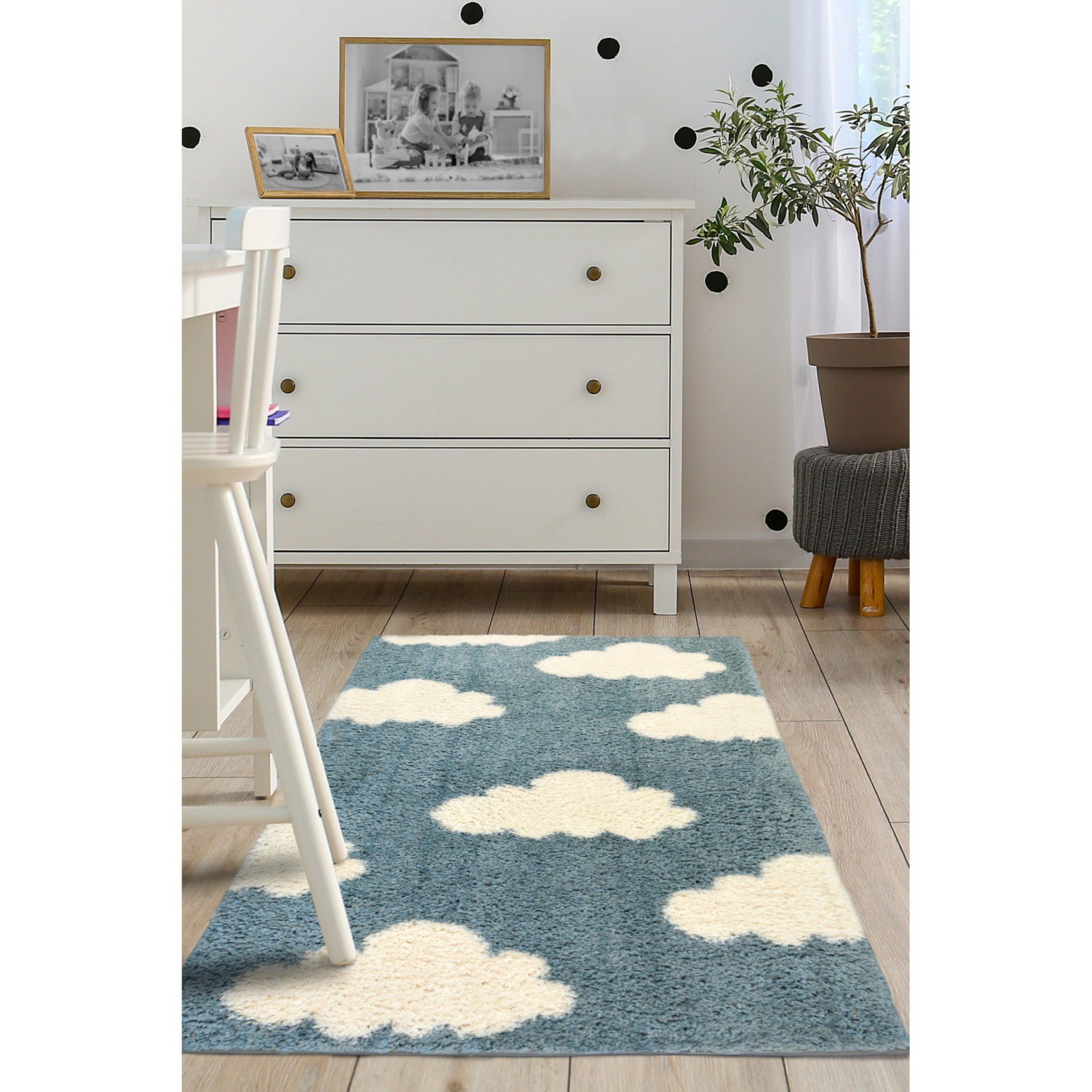 George Home Blue Maker Cloud Rug