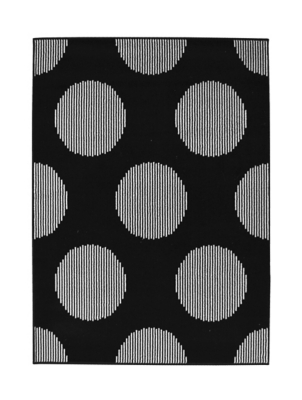 Homemaker Monochrome Jumbo Spot Rug | Home | George at ASDA