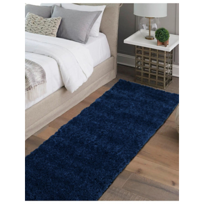 Snug Plains Navy 60X200cm Rug, Blue