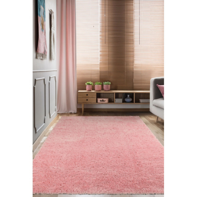 Snug Plain Pink 80X150cm Rug, Pink