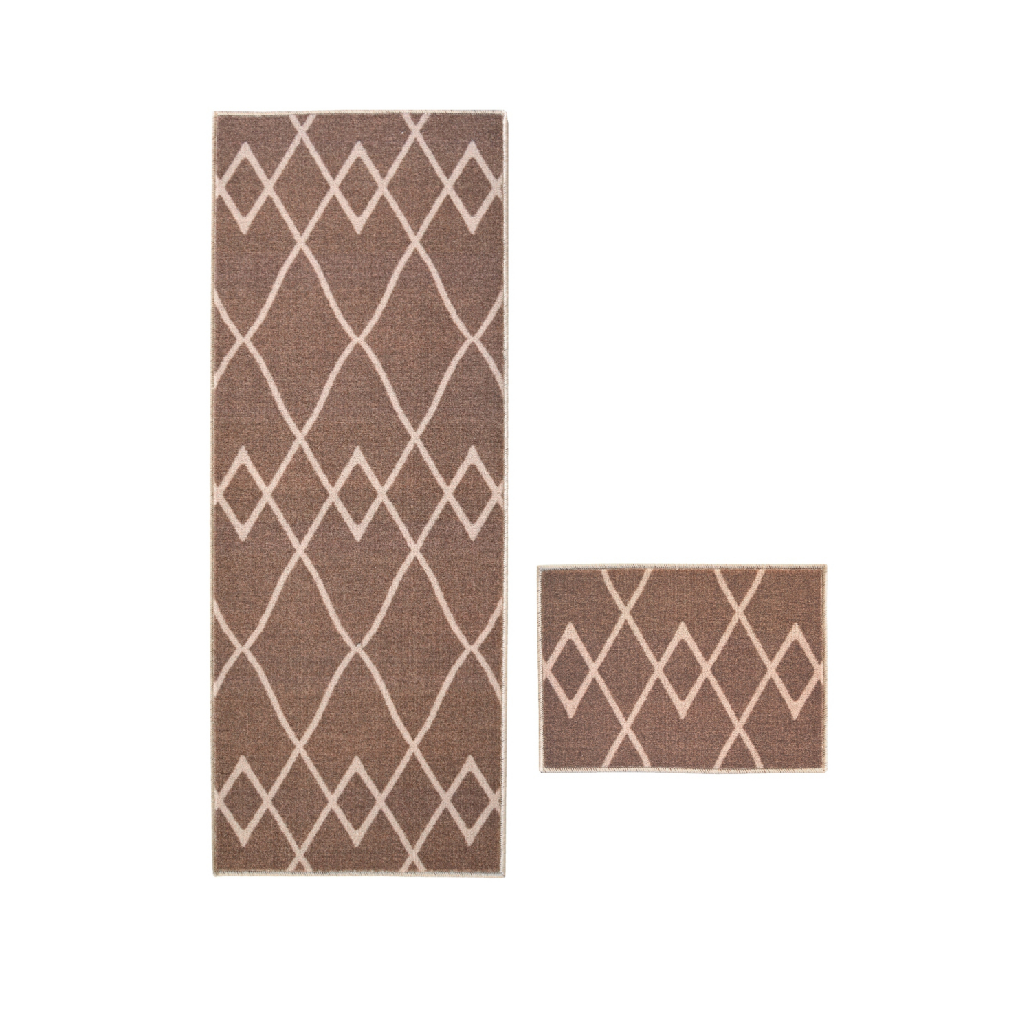George Natural Relay Deco -Mat Diamond Runner & Mat Pack