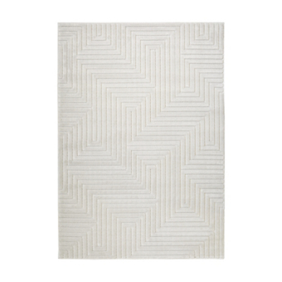 Homemaker Malmo Maze White 160X230Cm Rug, White