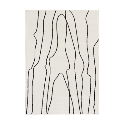 Maestro Linea Mono 120 X 160cm Rug, White