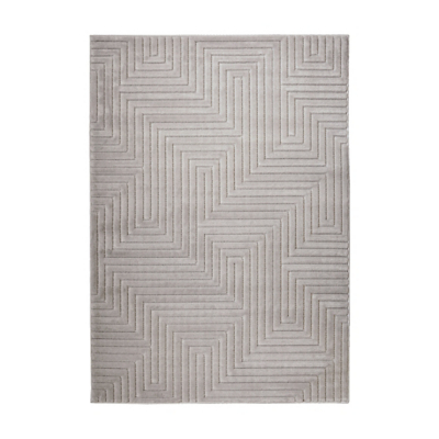 Homemaker Malmo Maze Grey 120X170Cm Rug, Grey