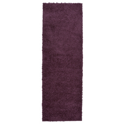 Homemaker Jazz Shaggy Plum 67X200, Purple