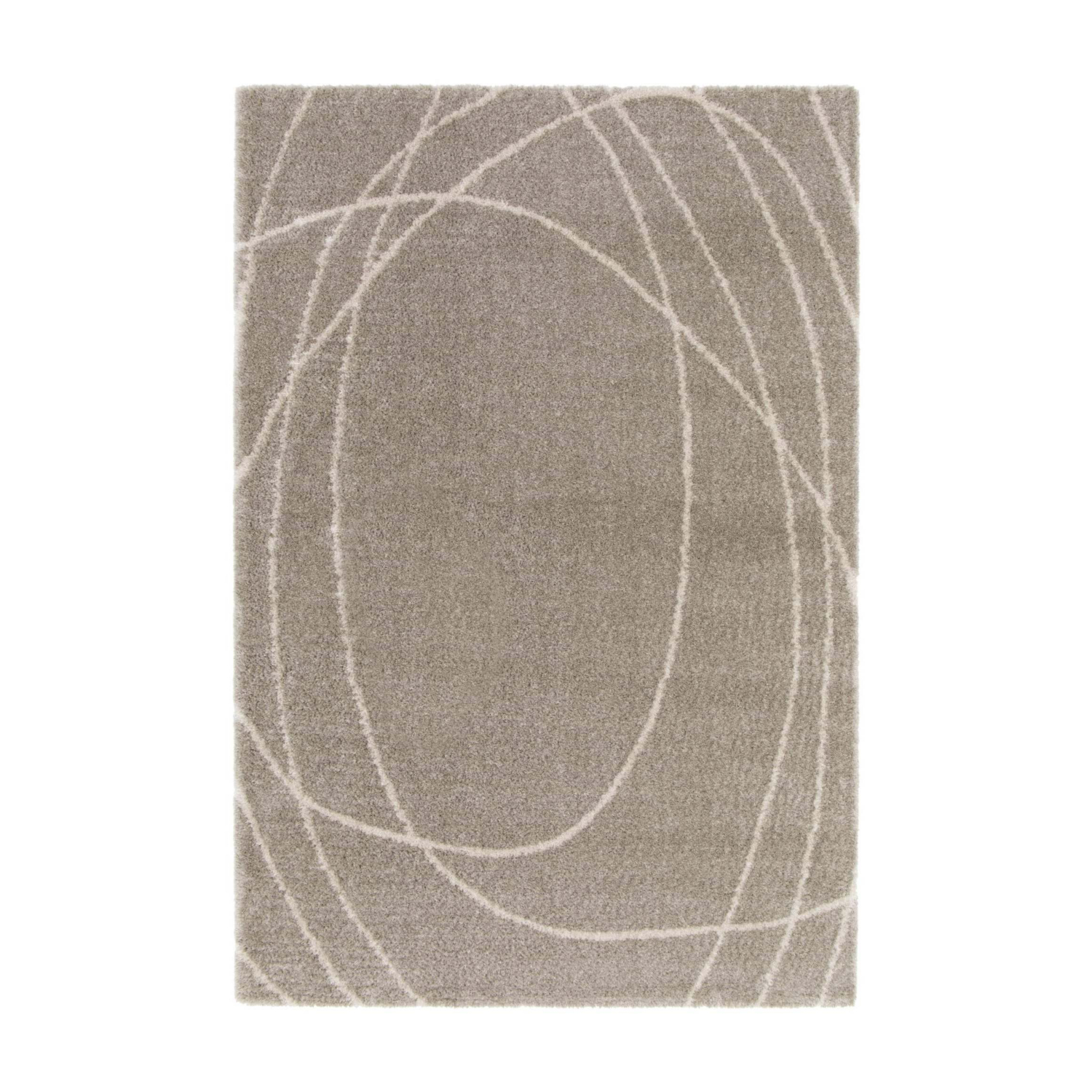 George Natural Relay Halo Squiggle Rug