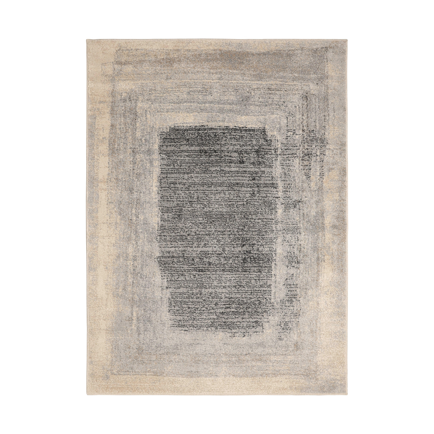 George Home Grey Maker Freya Border Effect Rug