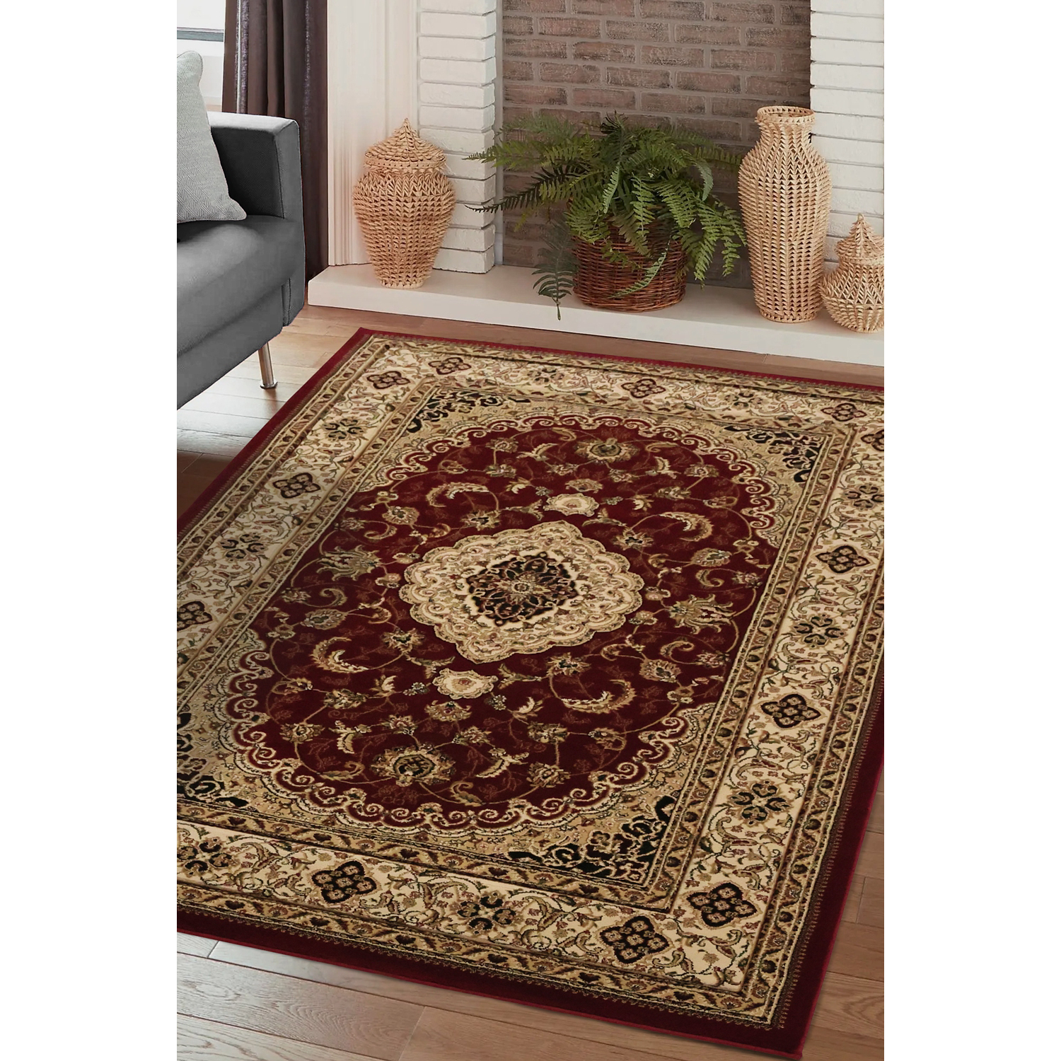 George Home Red Maker Victoria Rug