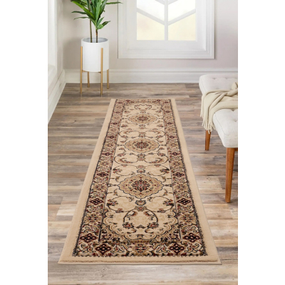 Homemaker Victoria Traditional Cream 60X230 Rug, Cream
