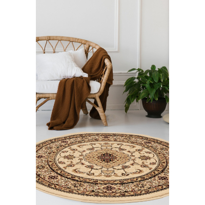 Homemaker Victoria Traditional Cream 133X133 Rug, Cream