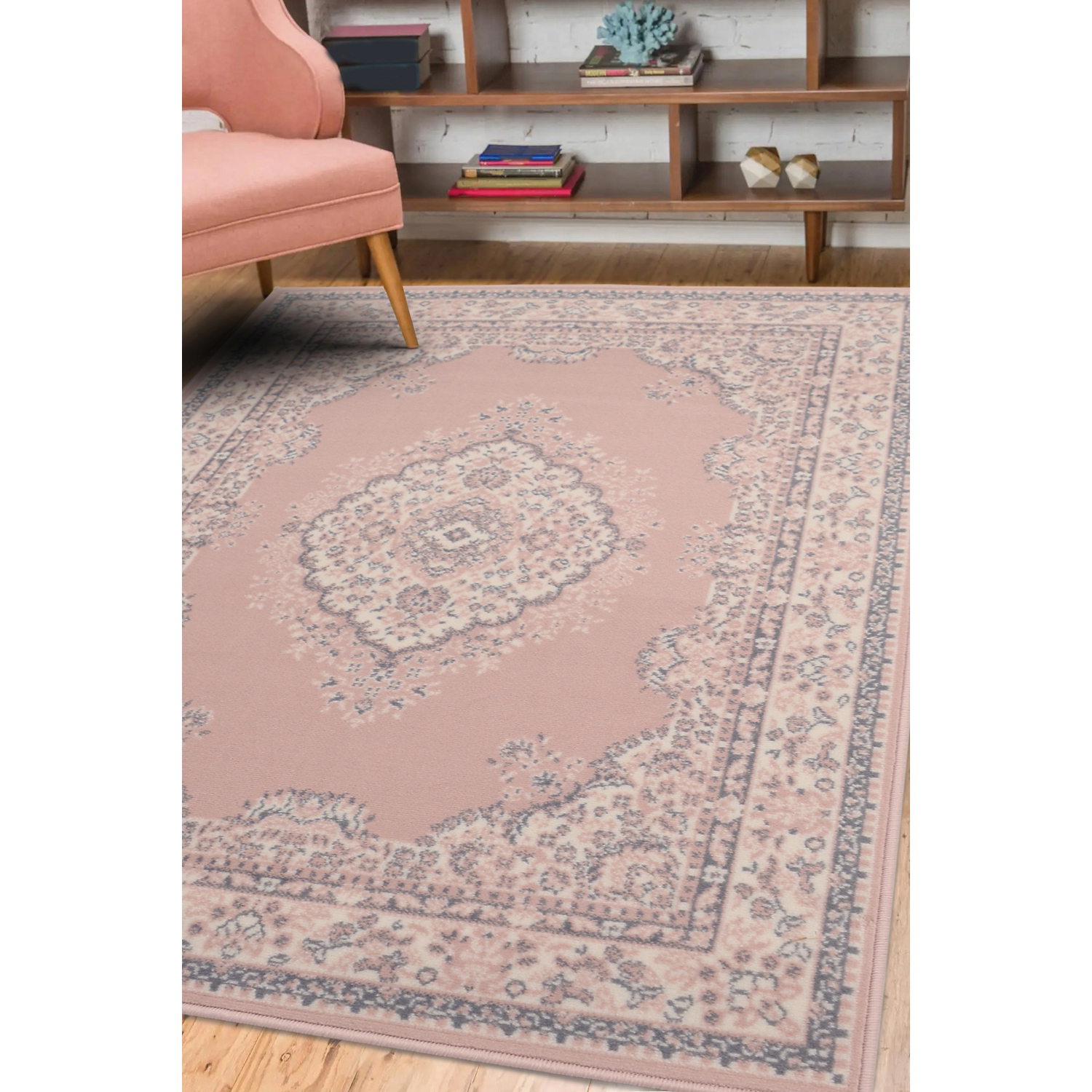 George Home Pink Maker Maestro Traditional Rug
