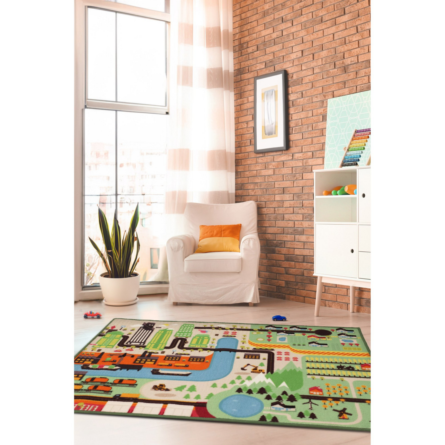 George Home Multi Maker Busy Roads Rug