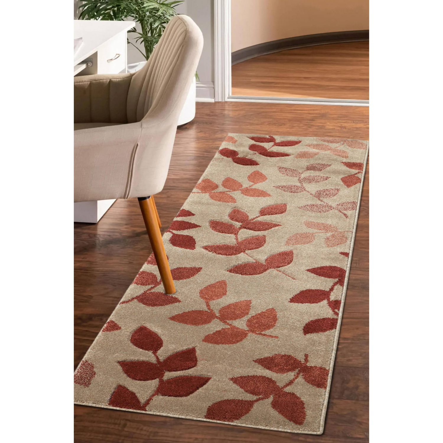George Home Terracotta Maker Newport Leaf Runner