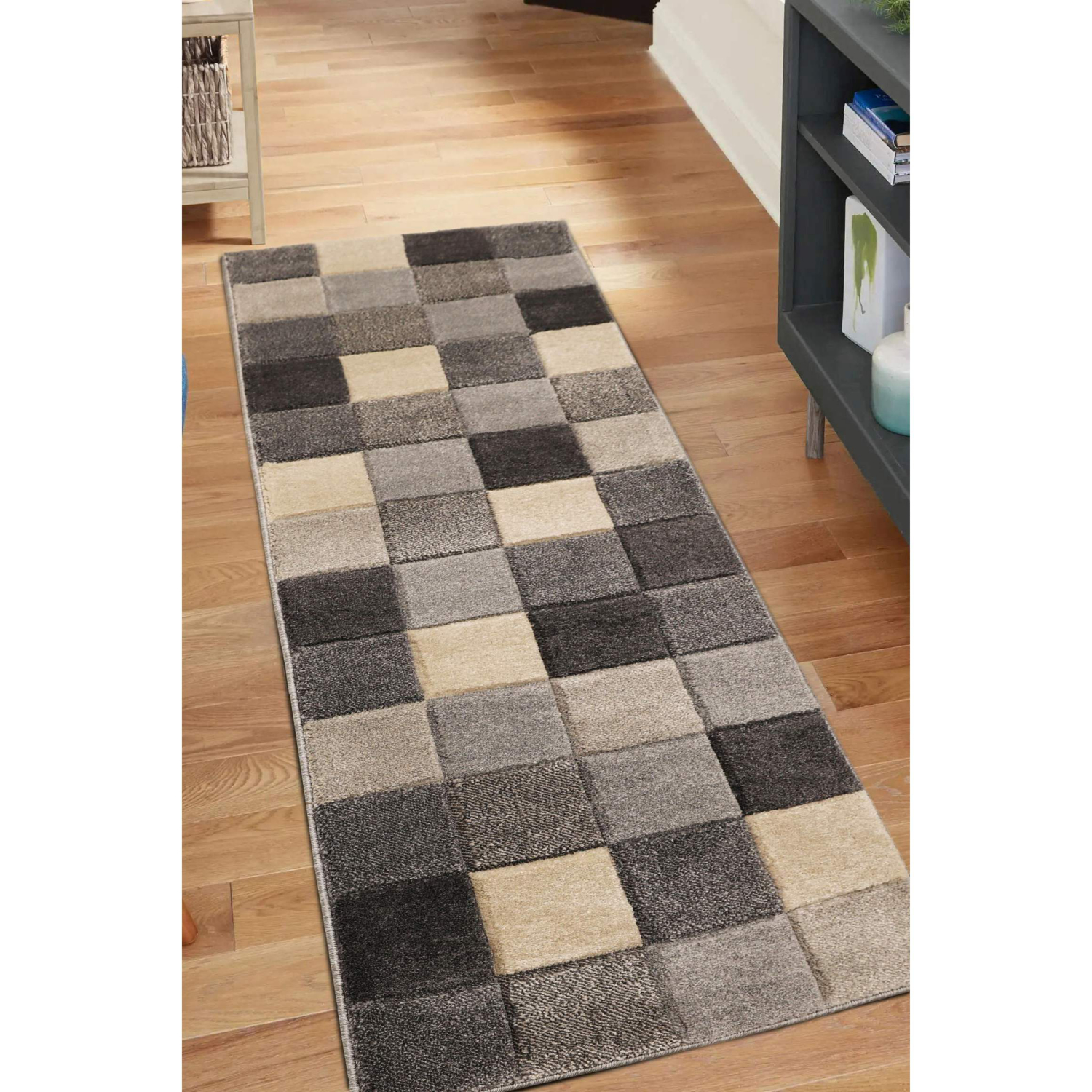 George Home Grey Maker Newport Blocks Runner