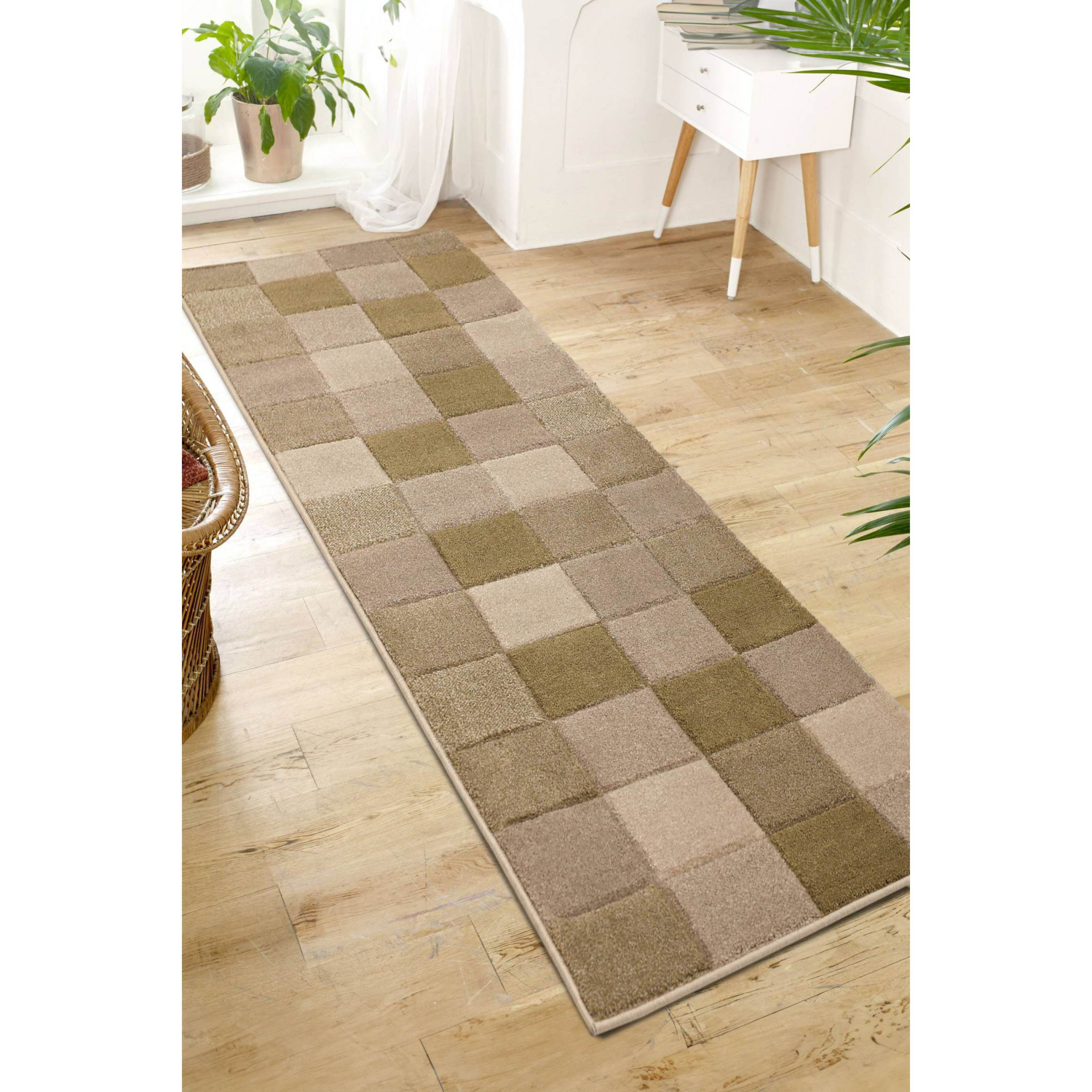George Home Green Maker Newport Blocks Runner