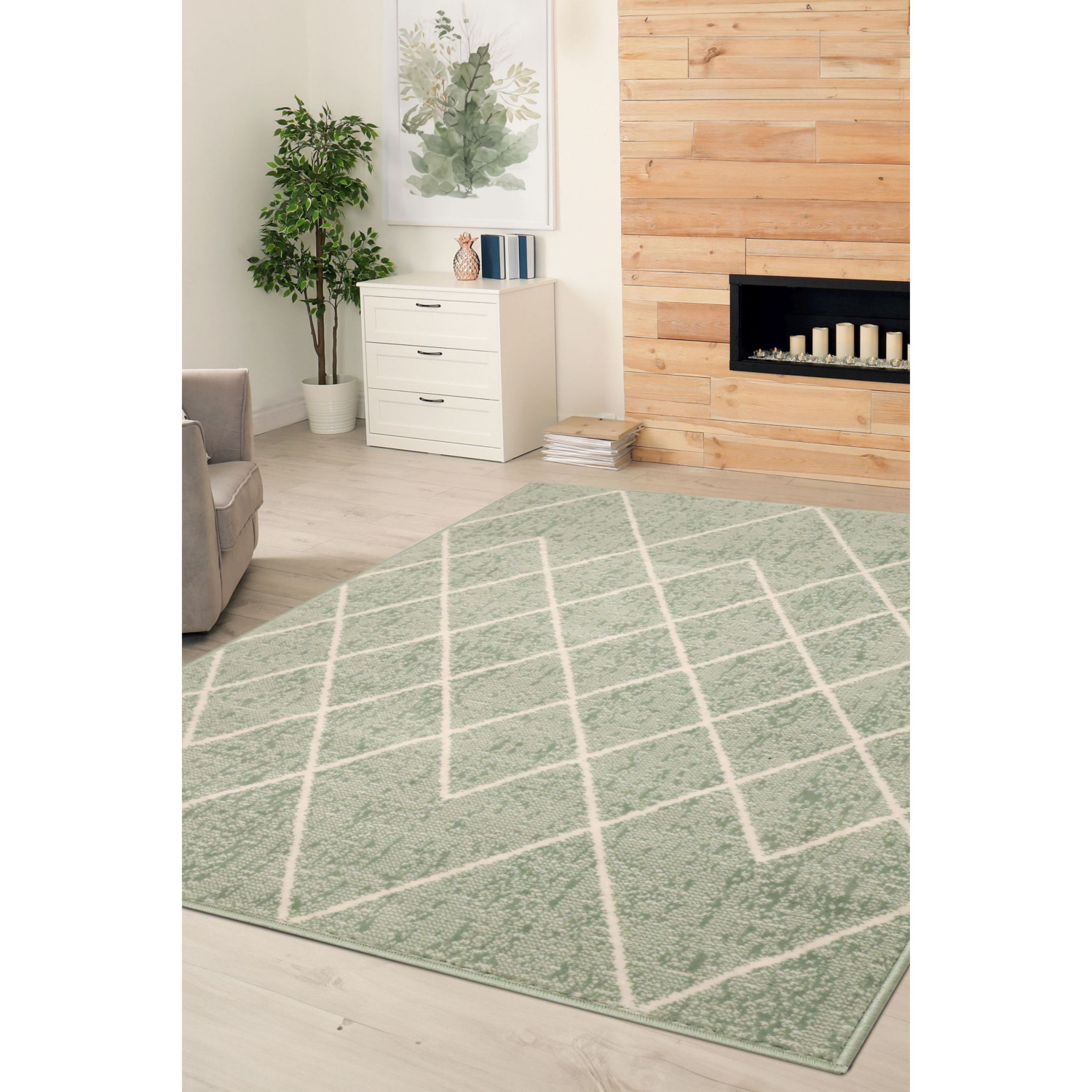 George Home Sage Green Maker Sage Maestro Berber Rug