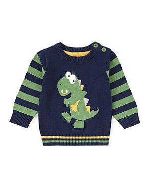Dino Fine Knit Jumper | Baby | George at ASDA