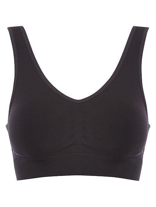 Black Non Wired Comfort Bra Women George