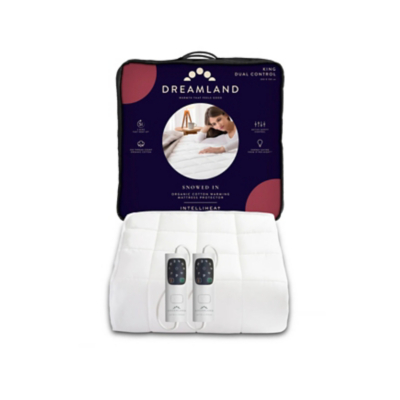 Dreamland Electric Mattress Protector Double in White