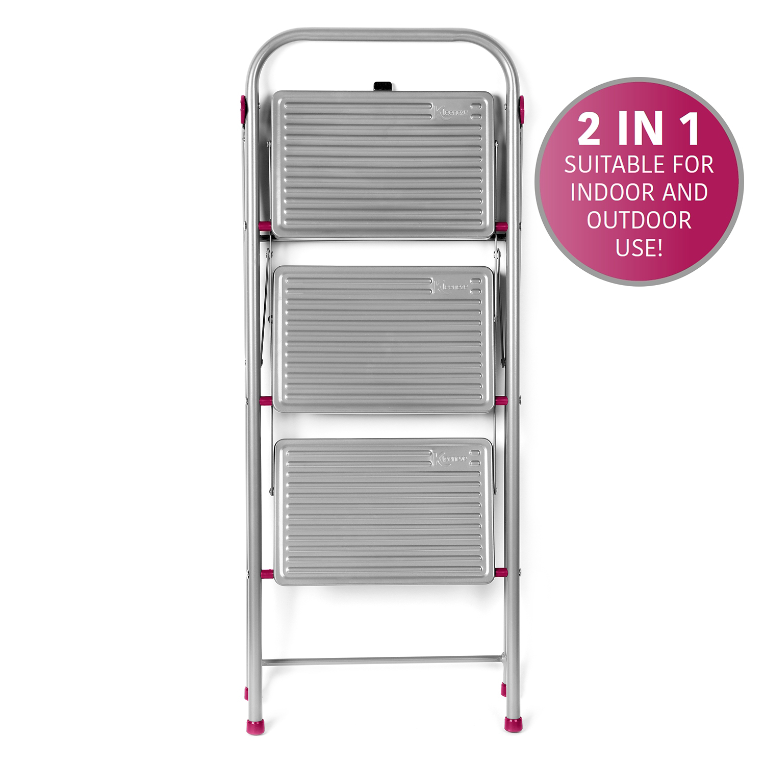 George Grey Kleeneze 3-Step 105Cm Folding Diy Stepladder
