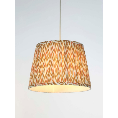 Lighting Collection Mushroom Pleat Printed 30Cm Shade, Multi