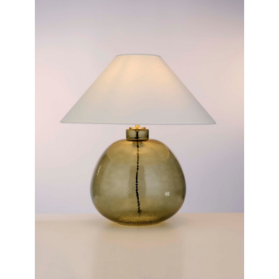 George Searchlight Lamp Large Glass Table Light Green Each - Green