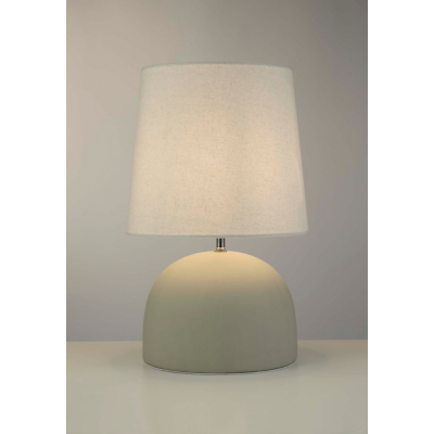 George Searchlight Grey Large Ceramic Table Lamp - Grey