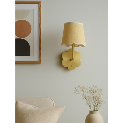 George Searchlight Gold Flower Rechargeable Wall Light - Gold