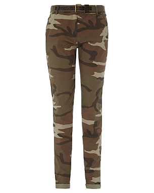 Camouflage Print Twill Trousers | Women | George at ASDA