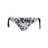 Monochrome Animal Print Side Tie Bikini Bottoms | Women | George at ASDA