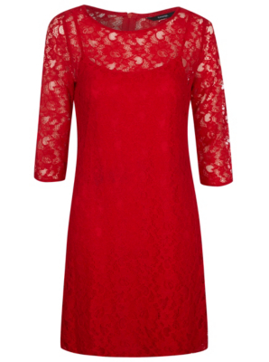 Lace Shift Dress
