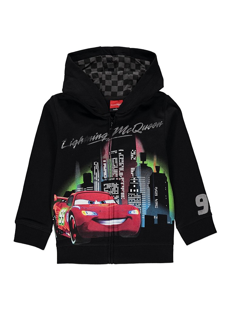 Disney Cars Lightning McQueen Boys, Pullover Hooded Sweatshirt