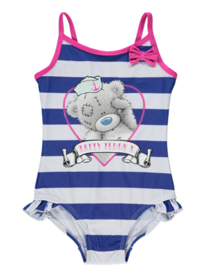 Tatty Teddy Swimsuit Girls at ASDA