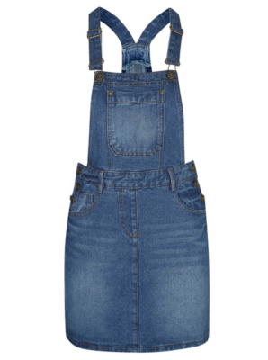 denim pinafore dress asda