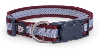 Petface Striped Dog Collar Home at ASDA
