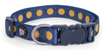 Petface Ocra Spot Dog Collar Home at ASDA