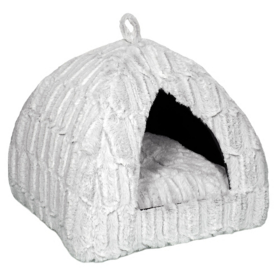 Petface Bamboo Plush Cat Igloo Bed Home at ASDA