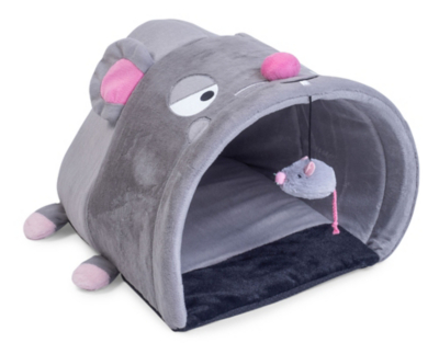 Petface Angry Mouse Cat Hideaway Bed Home at ASDA