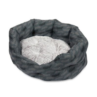 Petface Feather Oval Dog Bed Home at ASDA