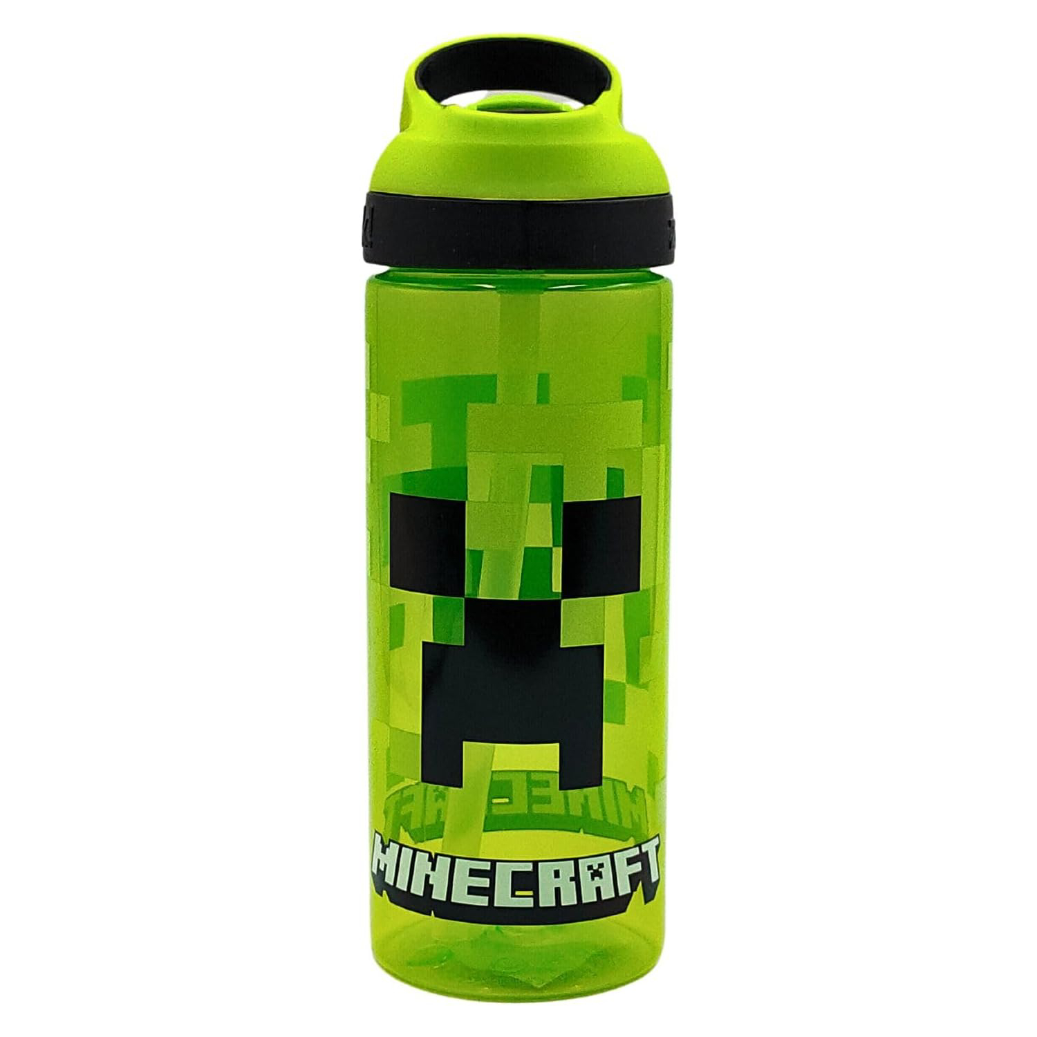 Minecraft Green Atlantic Drinks Bottle 600Ml