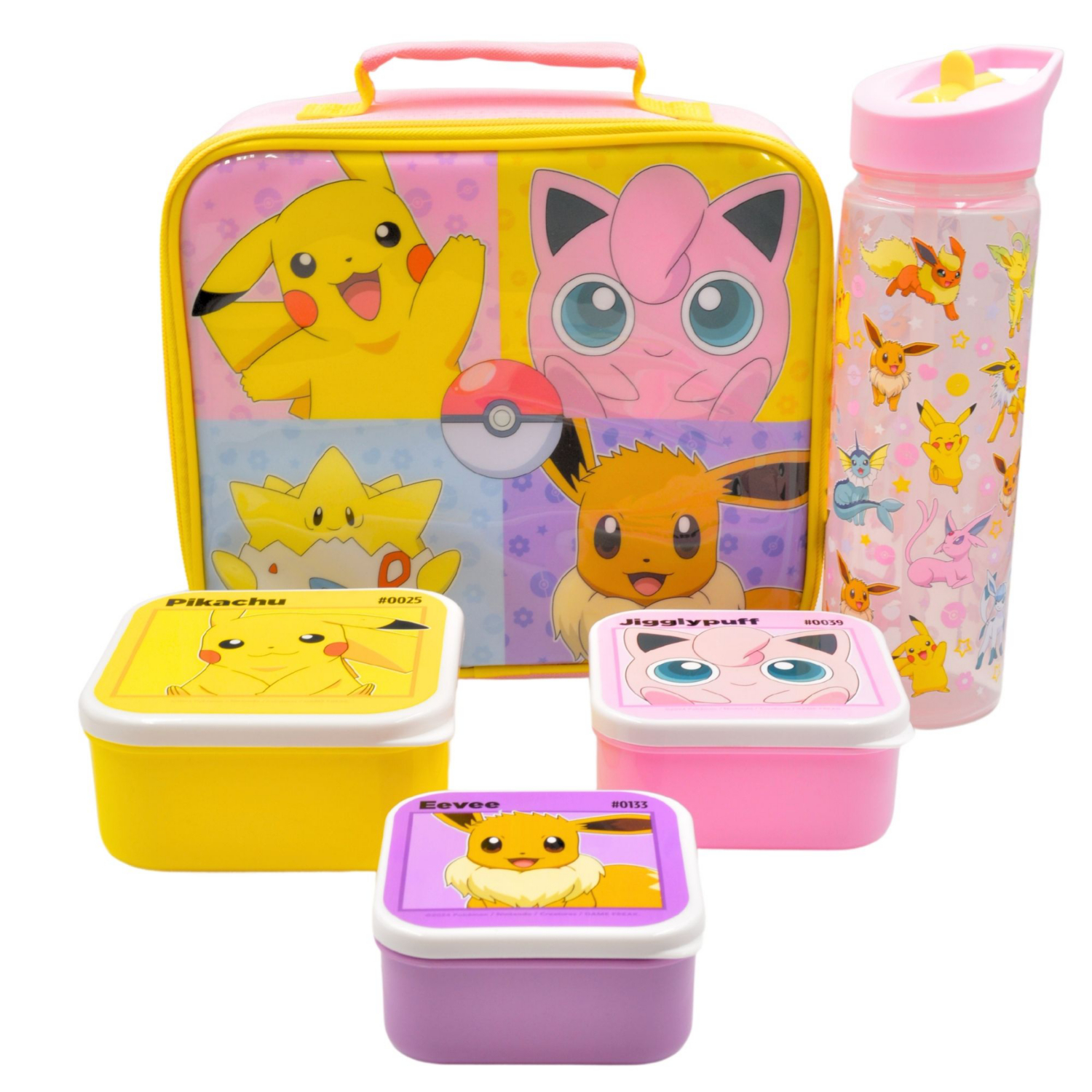 George Pink Pokémon Besties Lunch Bag & Bottle Set