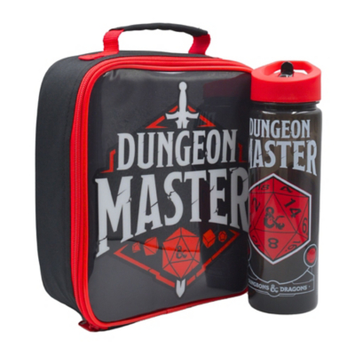 George Dungeons & Dragons Lunch Bag & Bottle Set - Black
