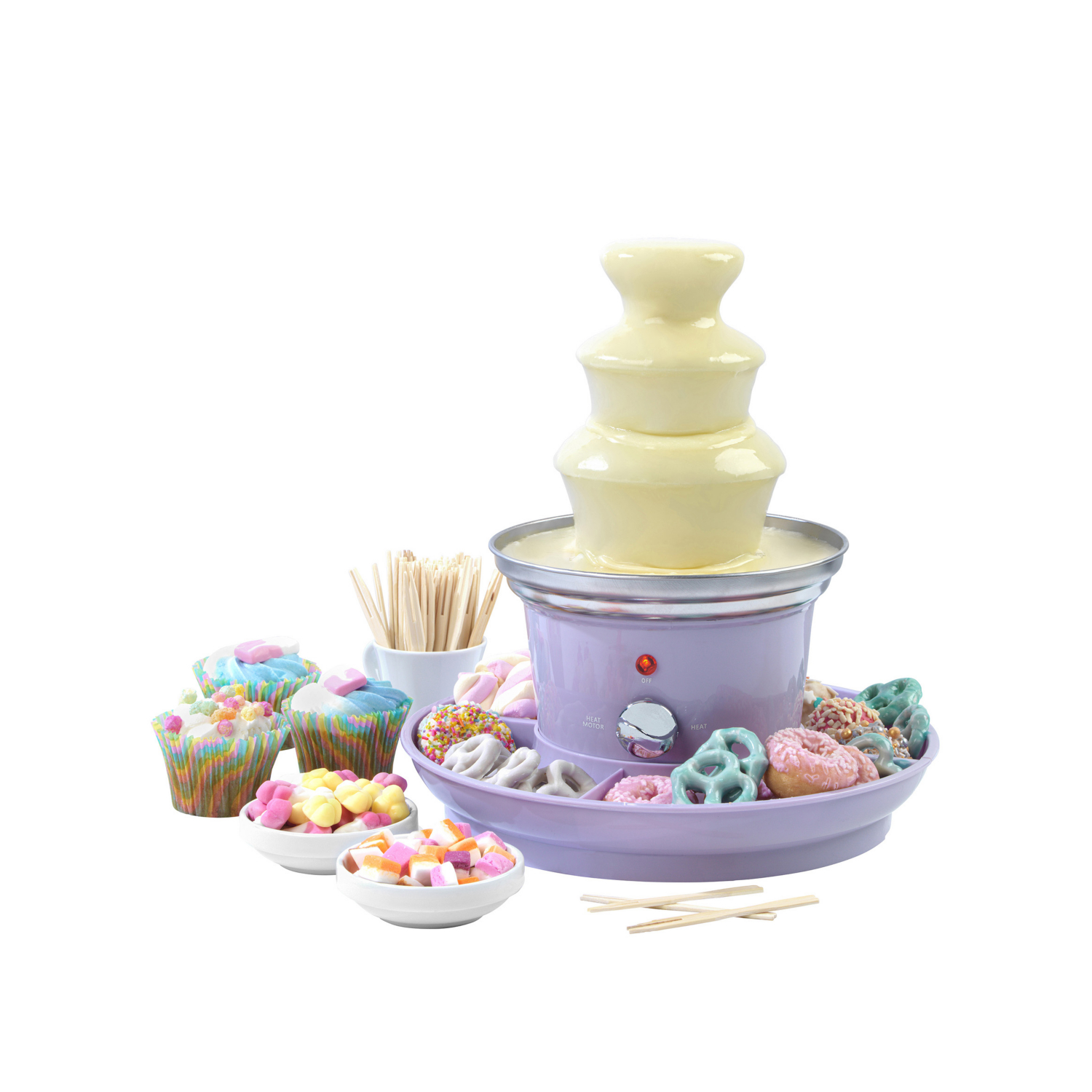 George Purple Giles & Posner Sorbet Pastel Chocolate Fountain
