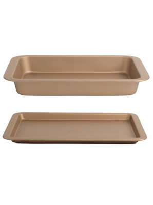 Russell Hobbs Opulence 2 Piece Bakeware Set Home at ASDA