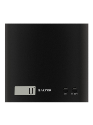 Salter Arc Flat Electronic Scale Black Home at ASDA